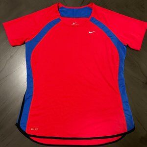 Bright Colored Nike Dri Fit Top Size Large